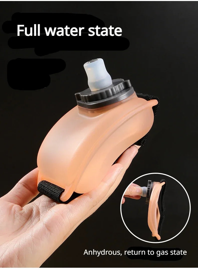 Outdoor Sports Wrist Kettle 200ml Hydrating Gadget for Cycling Marathon Camping Rock Climbing Portable Hands Free Water Bottle